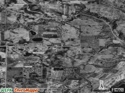 Chaska township, Minnesota satellite photo by USGS