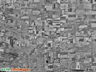 Florida township, Minnesota satellite photo by USGS