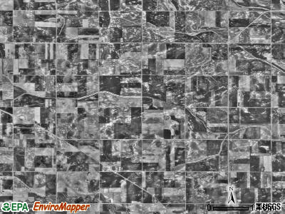 Hazel Run township, Minnesota satellite photo by USGS