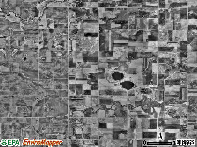 Normania township, Minnesota satellite photo by USGS
