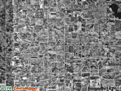 Grafton township, Minnesota satellite photo by USGS