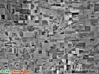 Vermillion township, Minnesota satellite photo by USGS