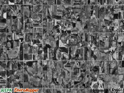Hancock township, Minnesota satellite photo by USGS