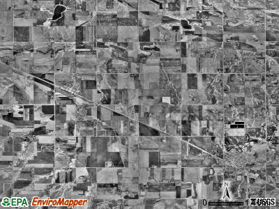 Eidsvold township, Minnesota satellite photo by USGS