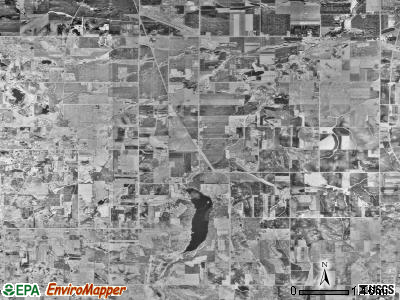 Eureka township, Minnesota satellite photo by USGS