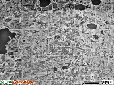 Cedar Lake township, Minnesota satellite photo by USGS