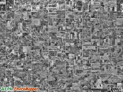 Moltke township, Minnesota satellite photo by USGS
