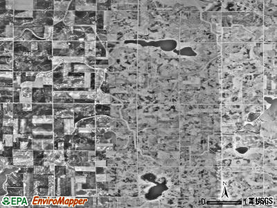 Posen township, Minnesota satellite photo by USGS