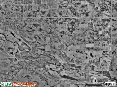 Beaver Falls township, Minnesota satellite photo by USGS