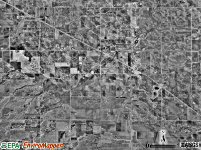 Grandview township, Minnesota satellite photo by USGS