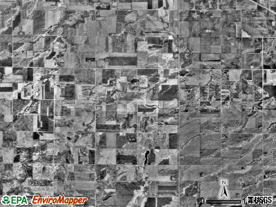 Nordland township, Minnesota satellite photo by USGS