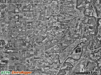 Henderson township, Minnesota satellite photo by USGS