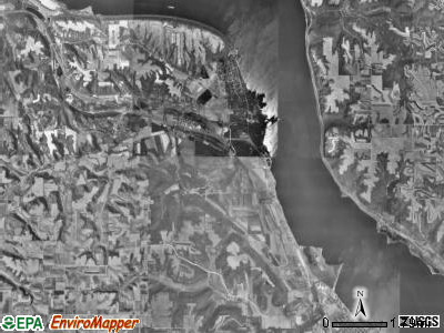 Florence township, Minnesota satellite photo by USGS