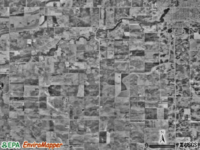 Redwood Falls township, Minnesota satellite photo by USGS