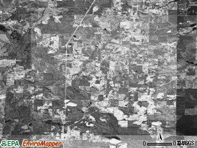Hurricane township, Arkansas satellite photo by USGS