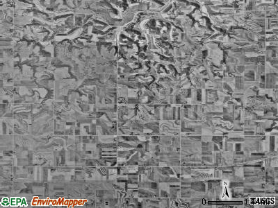 Belvidere township, Minnesota satellite photo by USGS