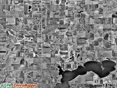 Diamond Lake township, Minnesota satellite photo by USGS