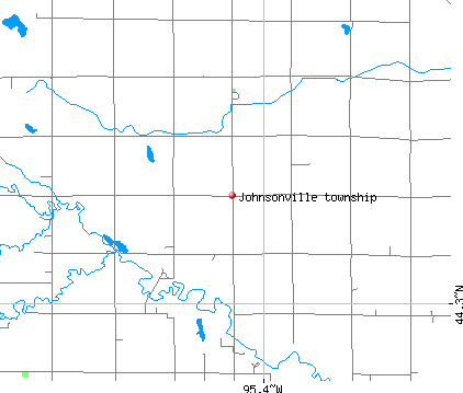 Johnsonville township, MN map
