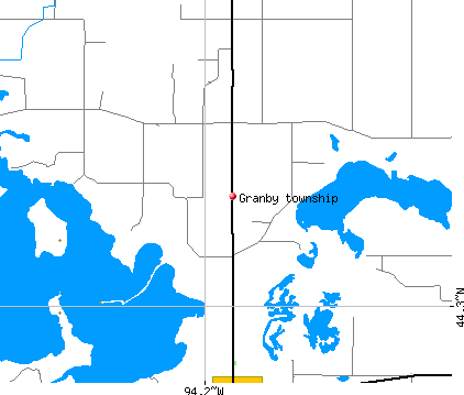 Granby township, MN map