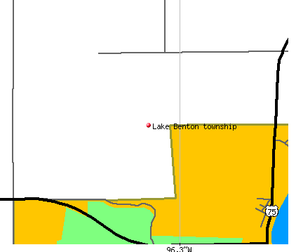 Lake Benton township, MN map