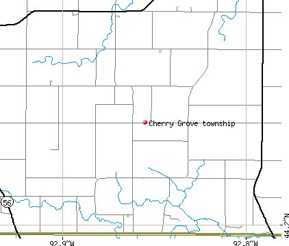 Cherry Grove township, MN map
