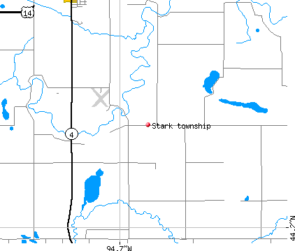 Stark township, MN map