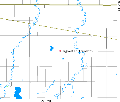 Highwater township, MN map
