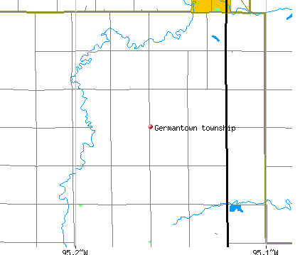 Germantown township, MN map