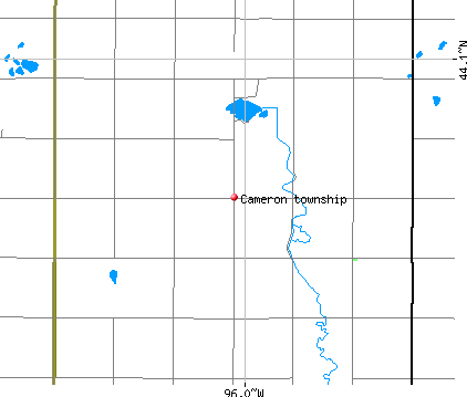 Cameron township, MN map