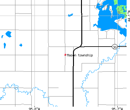 Mason township, MN map
