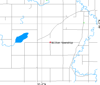 Wilton township, MN map