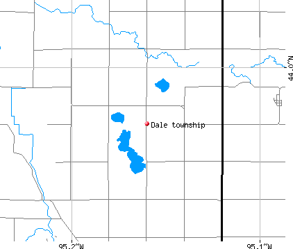 Dale township, MN map