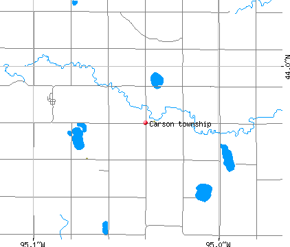 Carson township, MN map