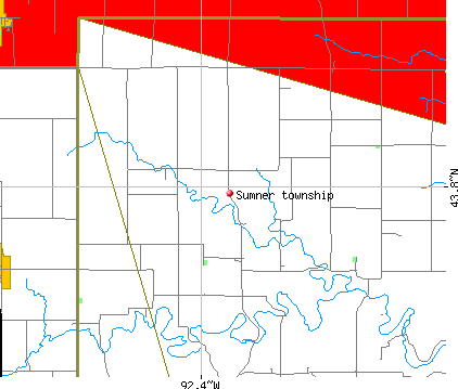 Sumner township, MN map
