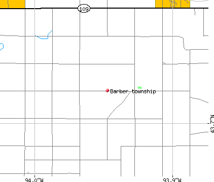 Barber township, MN map