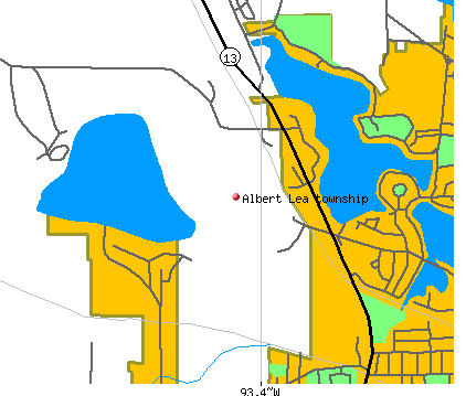 Albert Lea township, MN map