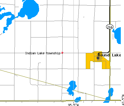 Indian Lake township, MN map