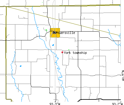 York township, MO map