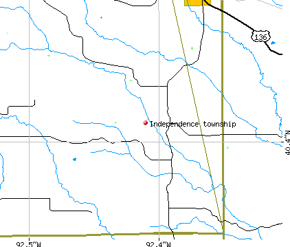 Independence township, MO map