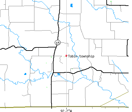 Tobin township, MO map