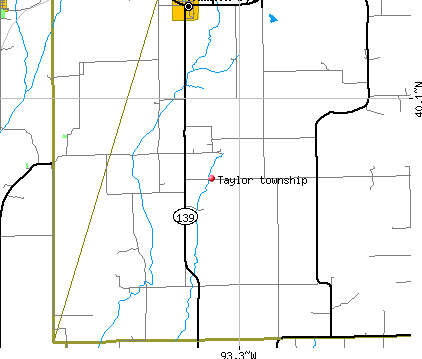 Taylor township, MO map