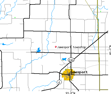 Jamesport township, MO map