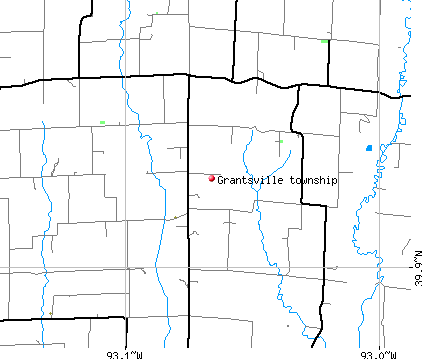 Grantsville township, MO map