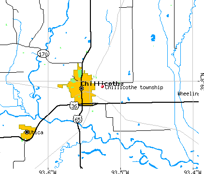 Chillicothe township, MO map