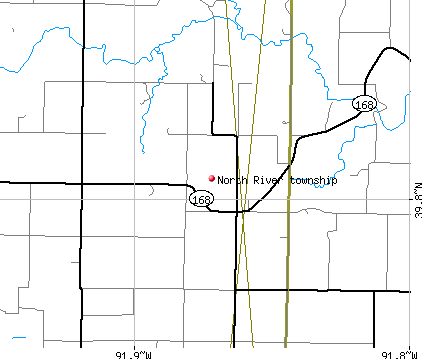North River township, MO map
