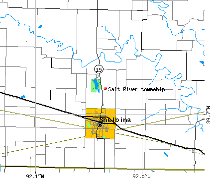 Salt River township, MO map