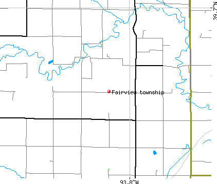 Fairview township, MO map