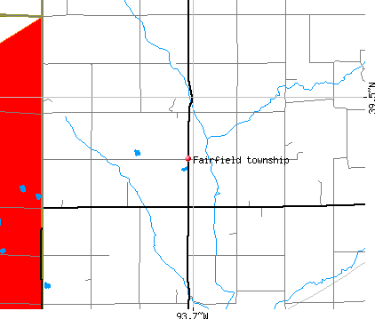 Fairfield township, MO map