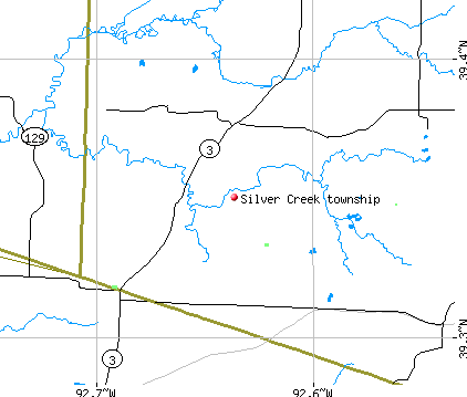 Silver Creek township, MO map