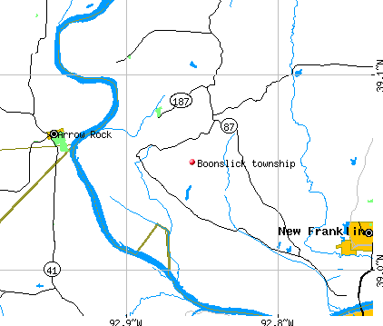 Boonslick township, MO map